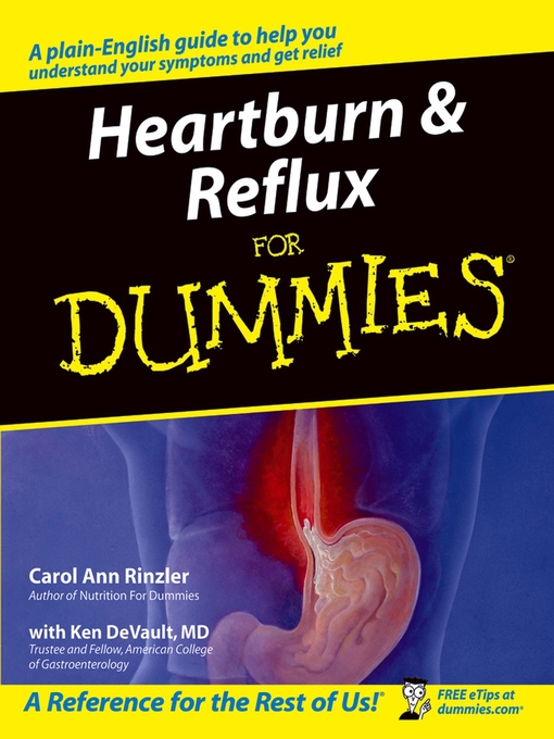 Title details for Heartburn and Reflux For Dummies by Carol Ann Rinzler - Available